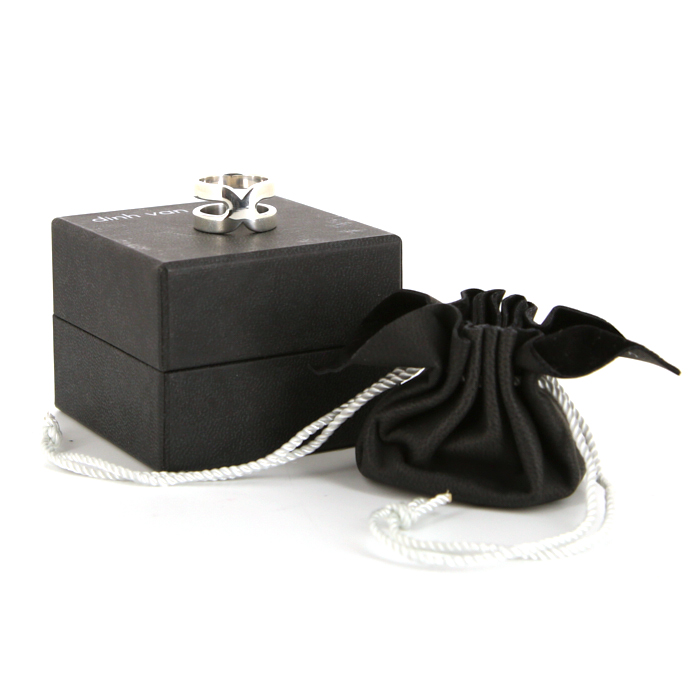 Sortija Dinh Van Maillons talla XL en plata - Detail D2