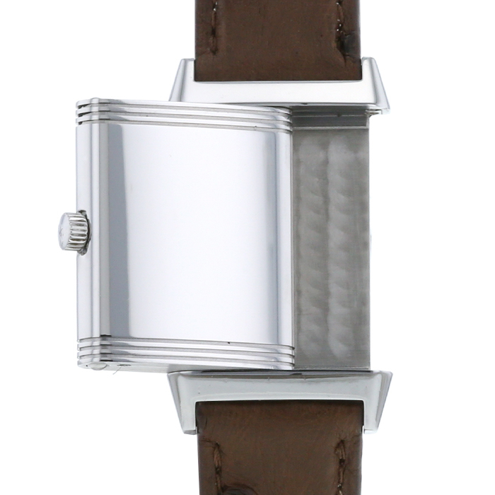 Montre Jaeger Lecoultre Reverso en acier Ref :  252.8.47 Vers  1990
