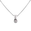Boucheron 1990's necklace in white gold,  diamonds and pearl - 00pp thumbnail
