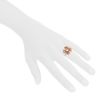 Bulgari Fiorever ring in pink gold and diamonds - Detail D1 thumbnail
