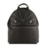 Fendi Bag Bugs backpack in black grained leather - 360 thumbnail