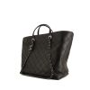 Chanel shopping bag in black quilted leather - 00pp thumbnail