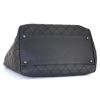 Chanel shopping bag in black quilted leather - Detail D5 thumbnail