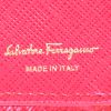 Salvatore Ferragamo shoulder bag in red leather - Detail D4 thumbnail