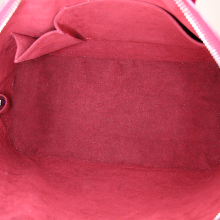 Bolso de mano Louis Vuitton Alma modelo grande en cuero Epi rojo - Detail D3