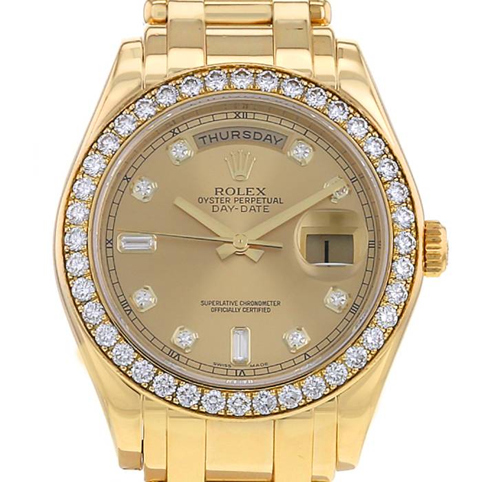 Rolex Day-Date watch in yellow gold Ref:  18948 Circa  2007 - 00pp