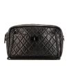 Chanel Camera handbag in metallic grey quilted leather - 360 thumbnail
