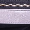 Bolso de mano Balenciaga Velo en cuero gris - Detail D4 thumbnail