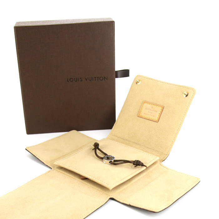 Bracelet Louis Vuitton Empreinte en or blanc - Detail D2