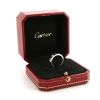 Anello Cartier Love in oro bianco e diamante - Detail D2 thumbnail