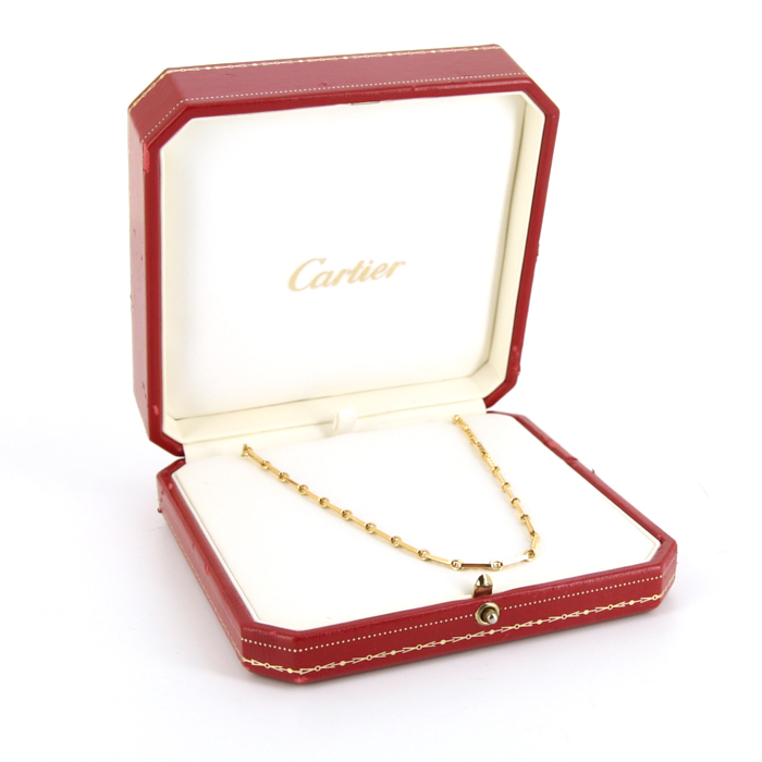 Collier Cartier en or jaune - Detail D2