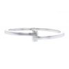 Opening Cartier Menotte bracelet in white gold - 00pp thumbnail