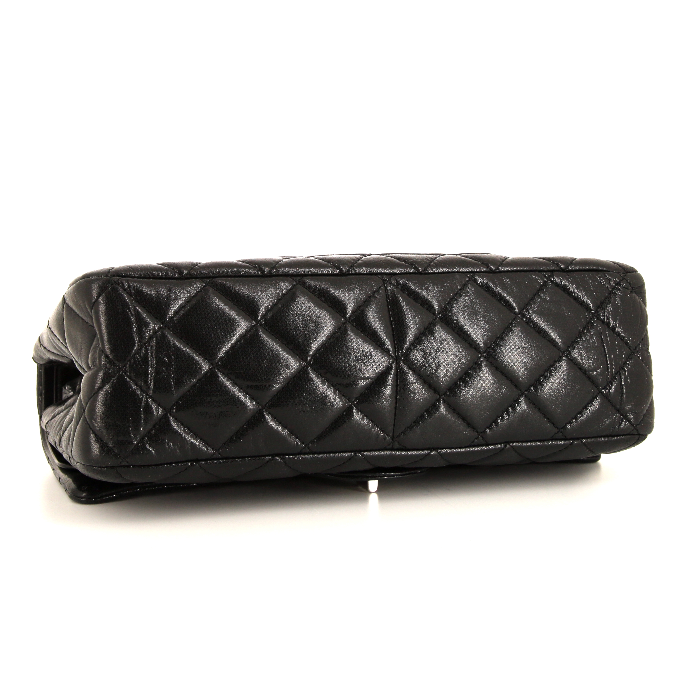 Borsa Chanel 2.55 in pelle trapuntata nera - Detail D5