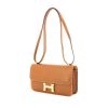 Hermès Constance Elan shoulder bag in gold epsom leather - 00pp thumbnail