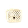 Mochila Chanel Timeless en cuero dorado - 360 thumbnail