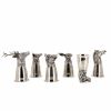 Gucci, six hunting goblets, in silver metal, decorated with animal heads, 1970s - 00pp thumbnail