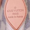 Bolso de mano Louis Vuitton Saleya en lona a cuadros azul celeste y cuero natural - Detail D3 thumbnail