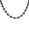 Boucheron Cinna necklace in blackened gold and sapphires - Detail D1 thumbnail