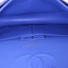 Chanel Timeless handbag in blue patent quilted leather - Detail D3 thumbnail
