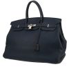 Bolso de mano Hermès  Birkin 40 cm en cuero de búfalo azul - 00pp thumbnail