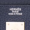 Hermès  Birkin 40 cm handbag  in blue togo leather - Detail D2 thumbnail