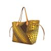 Shopping bag Louis Vuitton Neverfull modello medio in tela monogram con decori geometrici e pelle naturale - 00pp thumbnail