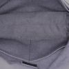 Louis Vuitton Voyage shoulder bag in damier graphite canvas and black leather - Detail D2 thumbnail
