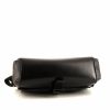 Louis Vuitton Voyage shoulder bag in damier graphite canvas and black leather - Detail D4 thumbnail