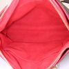 Louis Vuitton Pallas medium model handbag in brown monogram canvas and red leather - Detail D3 thumbnail
