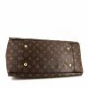 Louis Vuitton Artsy medium model handbag in brown monogram canvas and natural leather - Detail D4 thumbnail