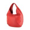 Bottega Veneta Baseball handbag in grained leather and red intrecciato leather - 00pp thumbnail