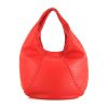 Bottega Veneta Baseball handbag in grained leather and red intrecciato leather - 360 thumbnail