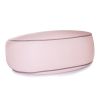 Bolso bandolera Chloé Drew modelo mediano en cuero granulado rosa - Detail D4 thumbnail