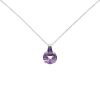 Mauboussin Etrêmement Libre et Sensuel necklace in white gold and amethyst and in Rose de France amethyst - 00pp thumbnail