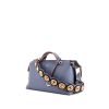 Fendi By the way medium model shoulder bag in blue leather - 00pp thumbnail