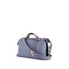 Borsa a tracolla Fendi By the way modello medio in pelle blu - Detail D1 thumbnail