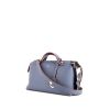 Fendi By the way medium model shoulder bag in blue leather - Detail D1 thumbnail