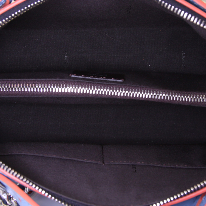 Bolso bandolera Fendi By the way modelo mediano en cuero azul - Detail D3