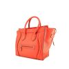 Celine Luggage handbag in red grained leather - 00pp thumbnail
