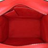 Celine Luggage handbag in red grained leather - Detail D2 thumbnail