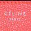 Celine Luggage handbag in red grained leather - Detail D3 thumbnail