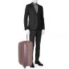 Louis Vuitton Zephyr suitcase in brown coated canvas - Detail D1 thumbnail