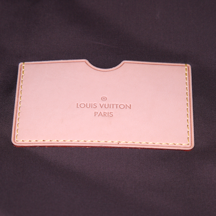 Valigia Louis Vuitton Zephyr in tela cerata marrone - Detail D3