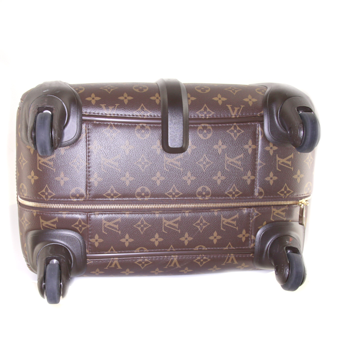 Valise Louis Vuitton Zephyr en toile enduite marron - Detail D4