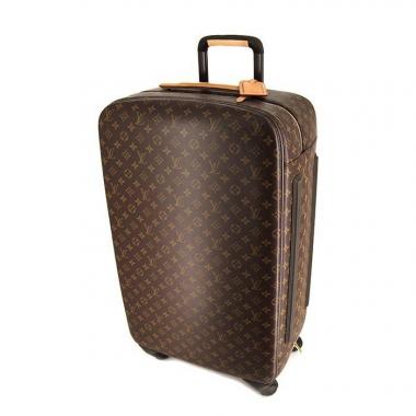Valigia Louis Vuitton Zephyr in tela cerata marrone