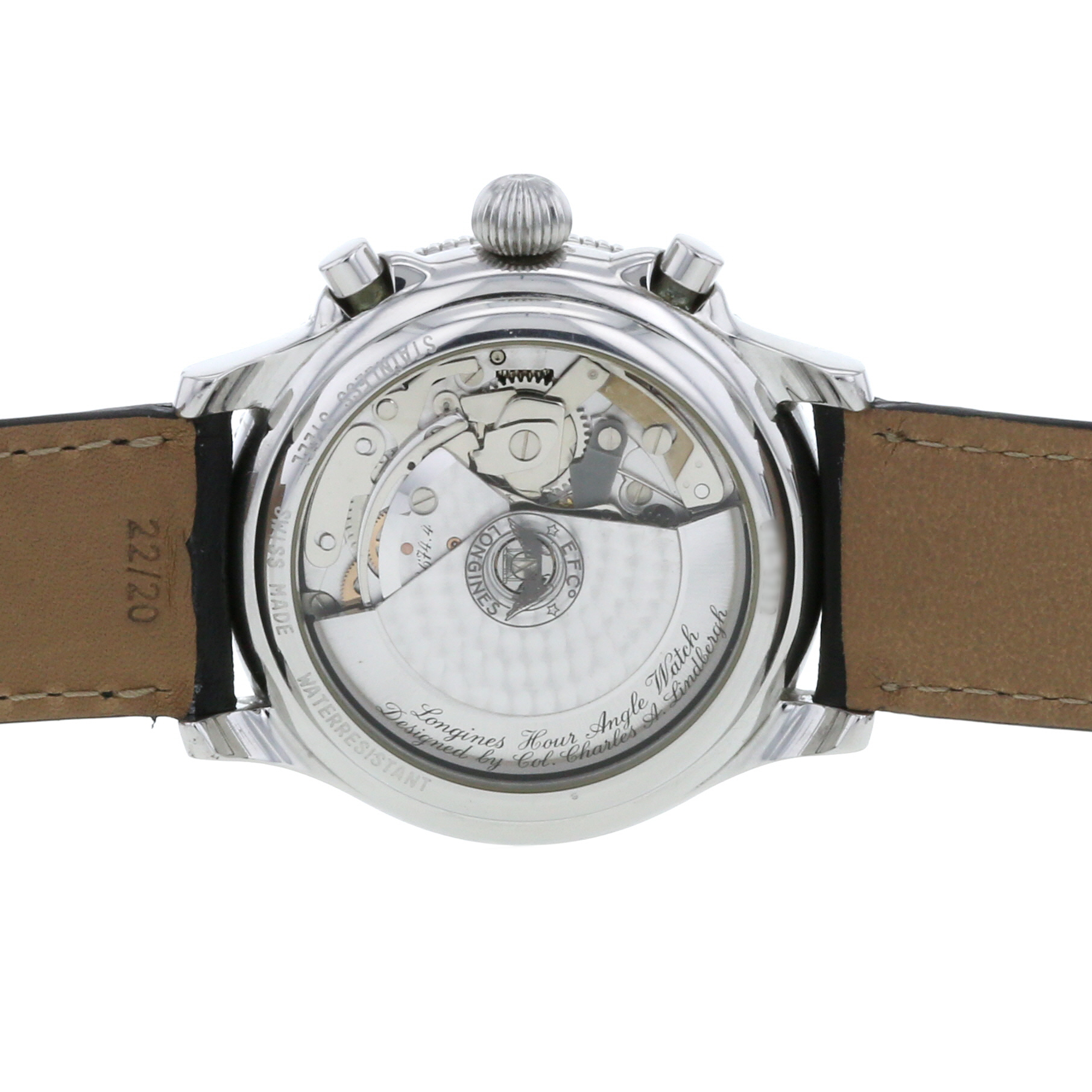 Orologio Longines Lindbergh in acciaio Circa  1989