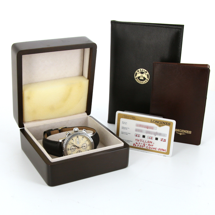 Orologio Longines Lindbergh in acciaio Circa  1989 - Detail D3