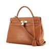 Hermes Kelly 32 cm handbag in gold epsom leather - 00pp thumbnail