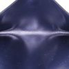 Pochette Hermes Rio in pelle box blu - Detail D2 thumbnail