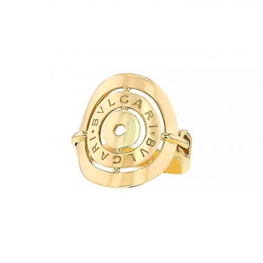 Half-articulated Bulgari Astrale large model ring in yellow gold